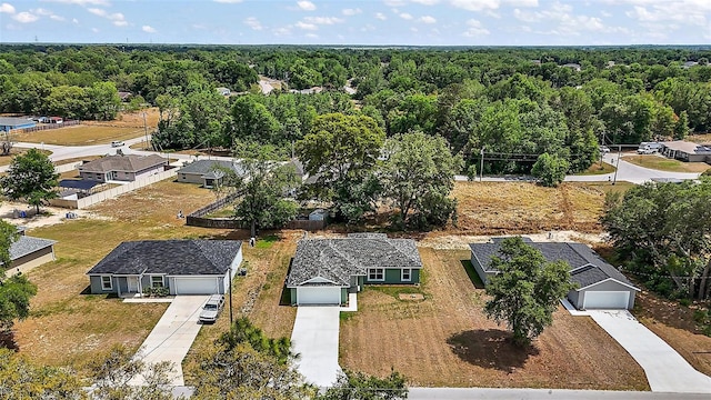 aerial view with a view of trees