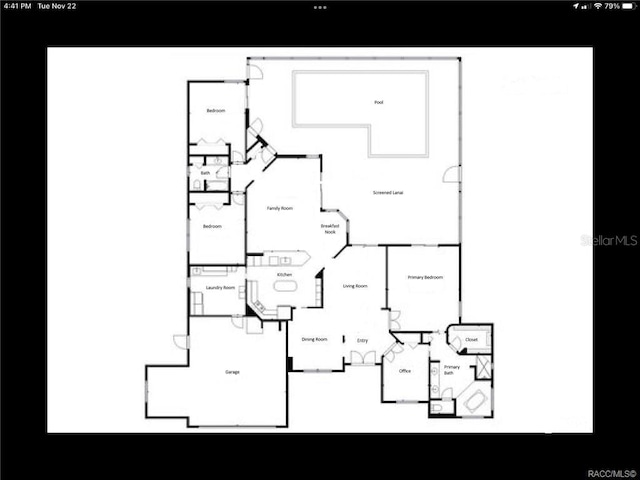 2843 W Elm Blossom St, Beverly Hills, FL 34465 - view of room layout