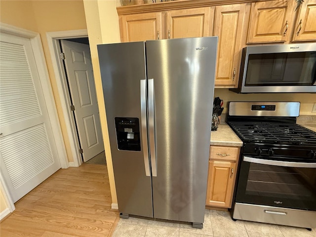 kitchen with stainless steel appliances