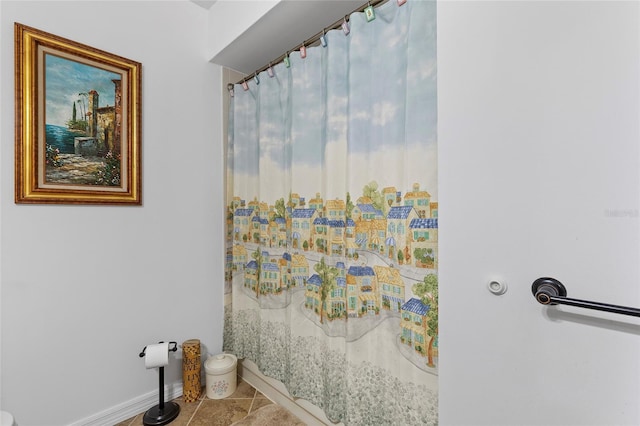 bathroom featuring tile patterned floors