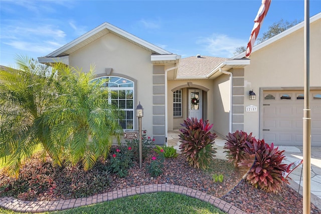 ranch-style house with a garage