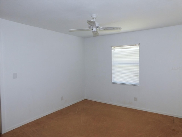 empty room featuring carpet flooring