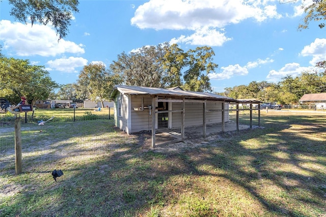 view of outbuilding