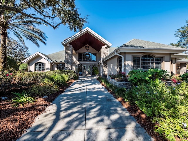 view of front of property