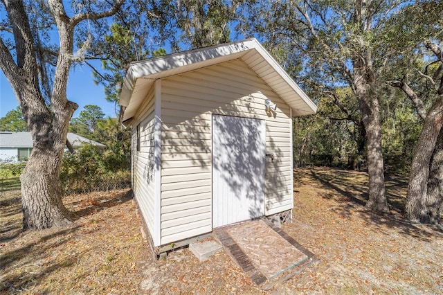 view of outdoor structure