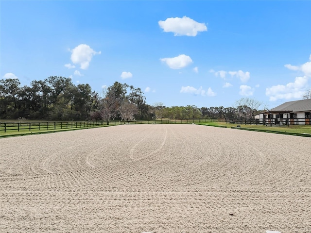 view of property's community featuring a rural view