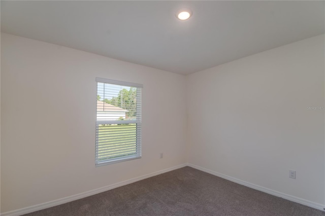 unfurnished room with carpet