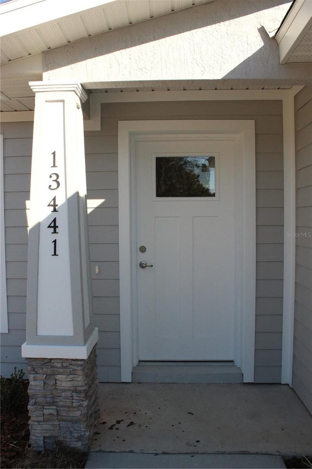 view of property entrance