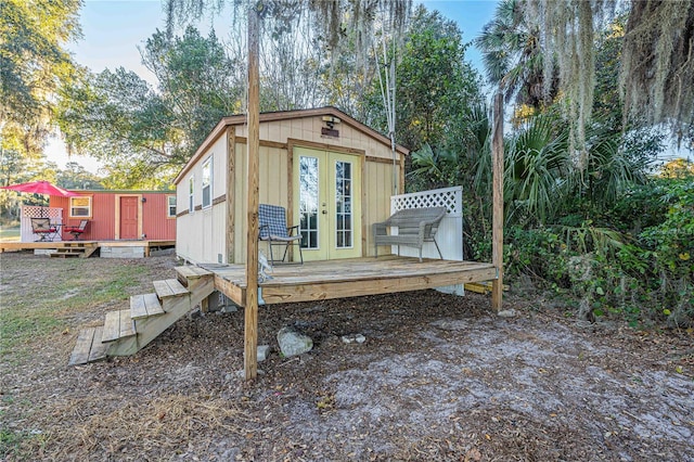 view of outbuilding