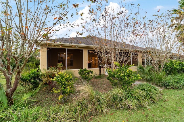 view of back of property