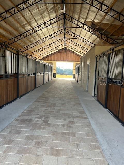 view of stable