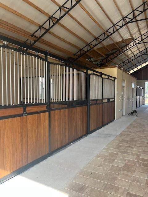 view of stable