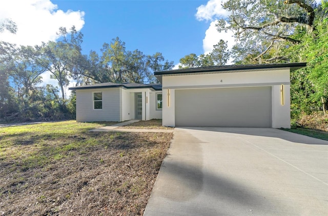 ranch-style house with a garage