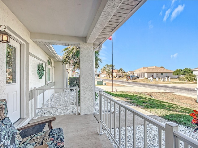 balcony with a porch