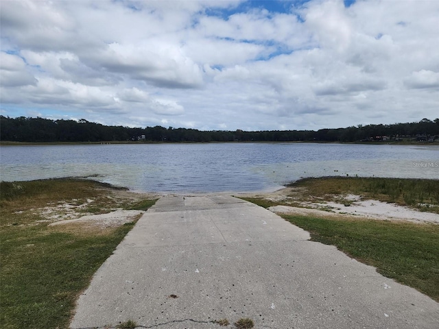 view of water feature