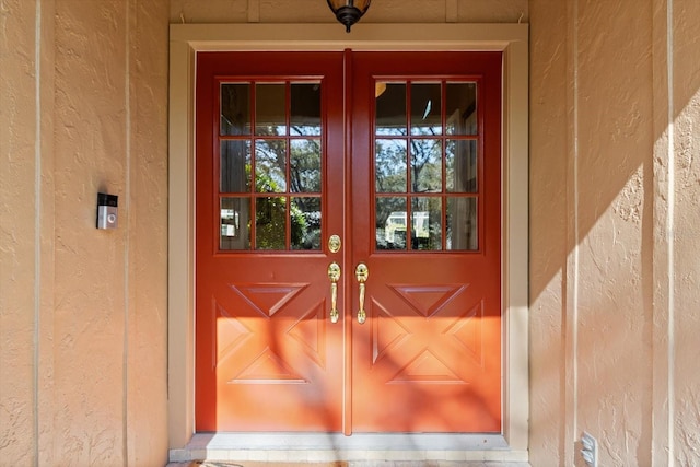 view of entrance to property