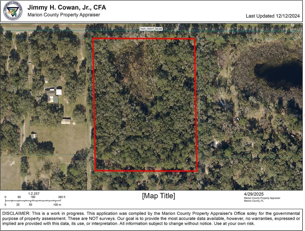TBD Highway 464b, Morriston, FL 32668
