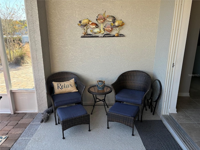 view of sitting room