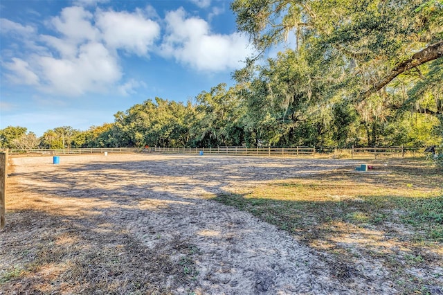 view of property's community featuring a rural view