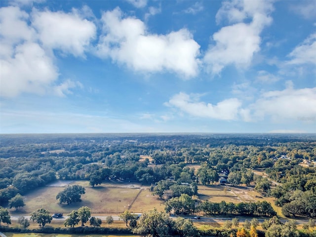 drone / aerial view with a rural view