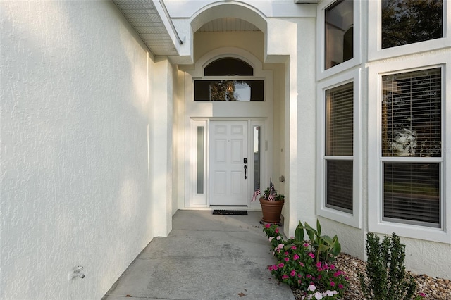 view of property entrance