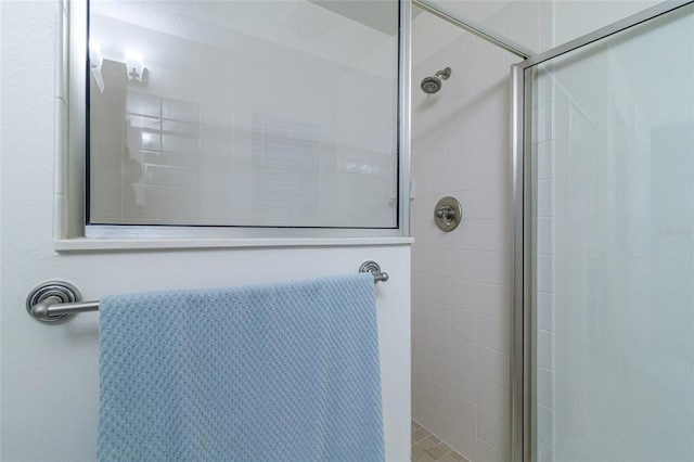 bathroom with walk in shower