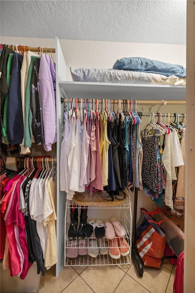 view of closet