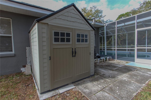 view of outbuilding