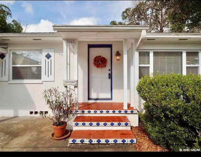 view of entrance to property