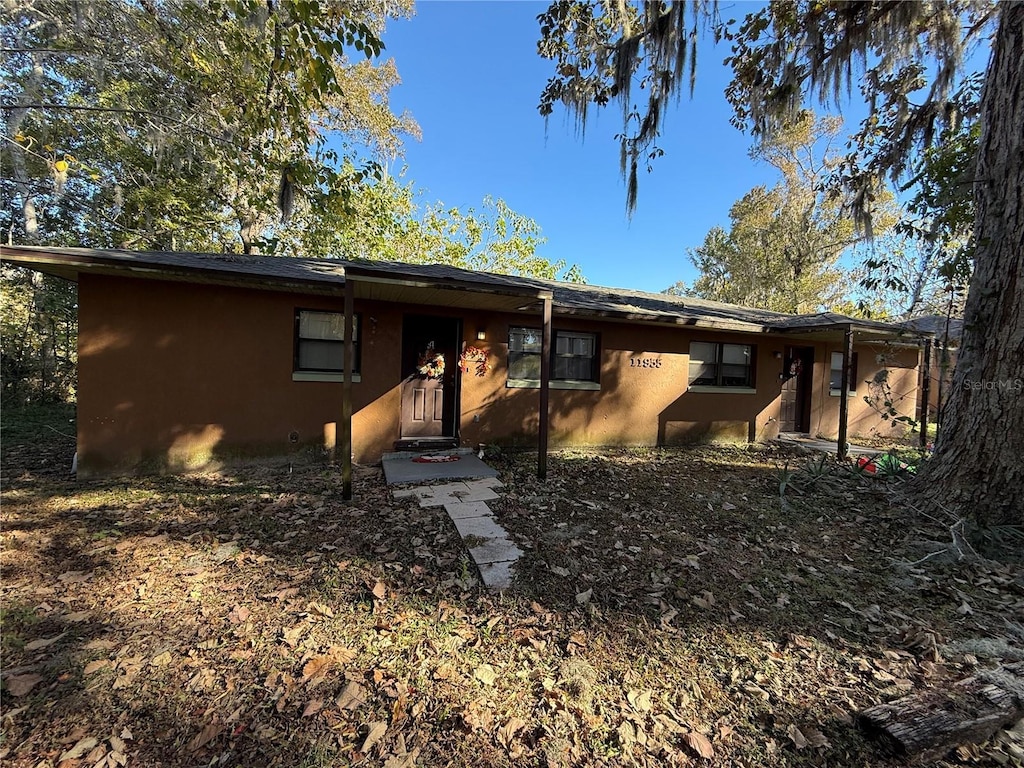 view of ranch-style home