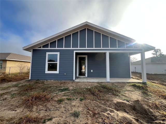 view of rear view of house