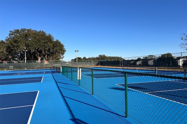 view of sport court