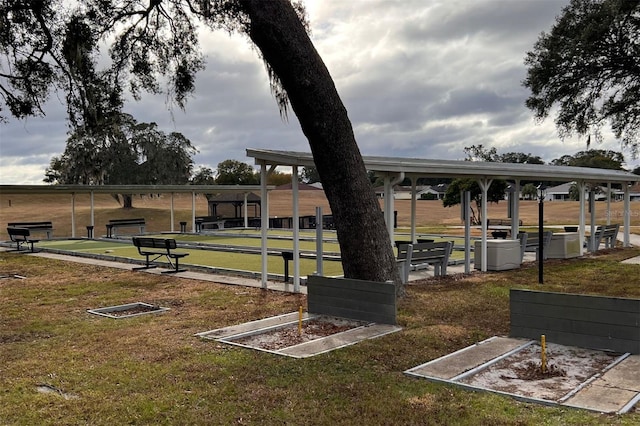 surrounding community featuring a yard