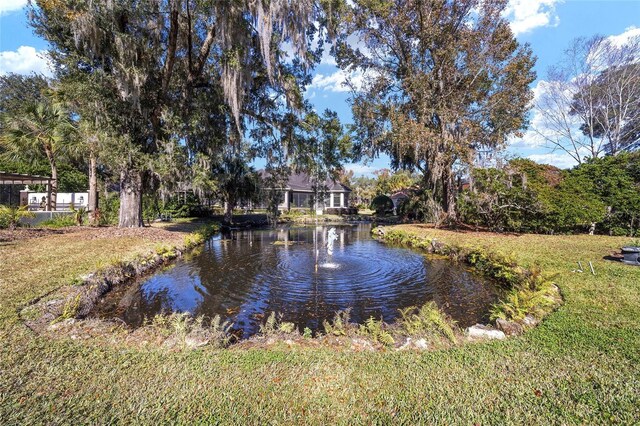 view of water feature