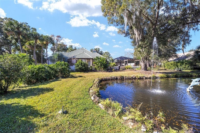 property view of water