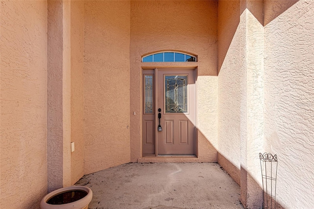 view of property entrance