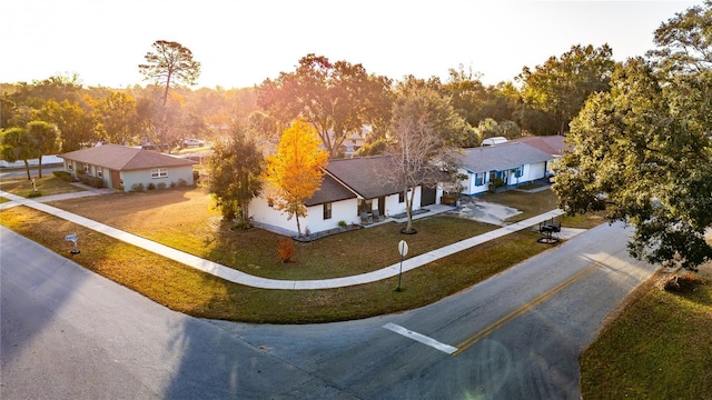 drone / aerial view