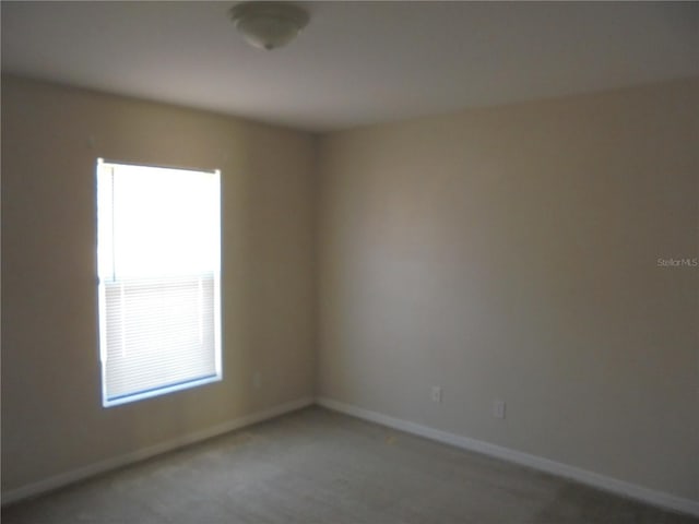 spare room with carpet flooring