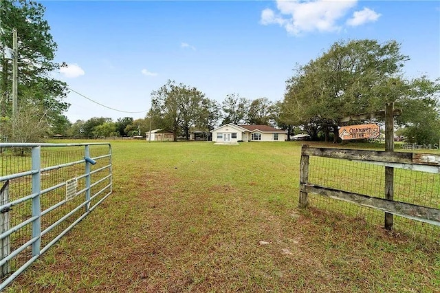 view of yard