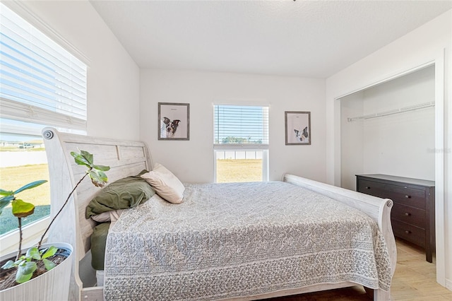 bedroom featuring a closet