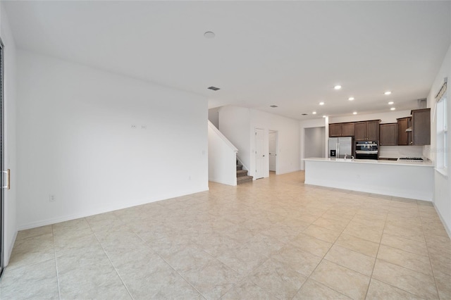 view of unfurnished living room