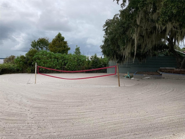 view of community with volleyball court