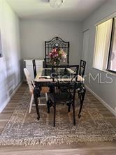 view of dining area