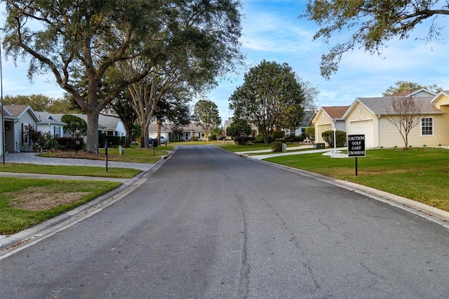 view of road