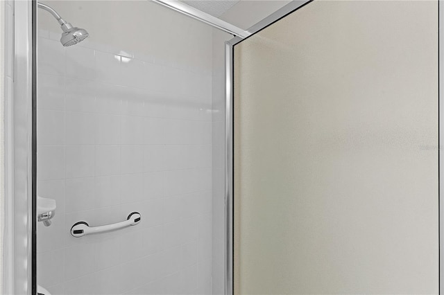 bathroom with walk in shower