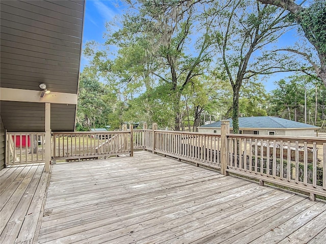 view of deck