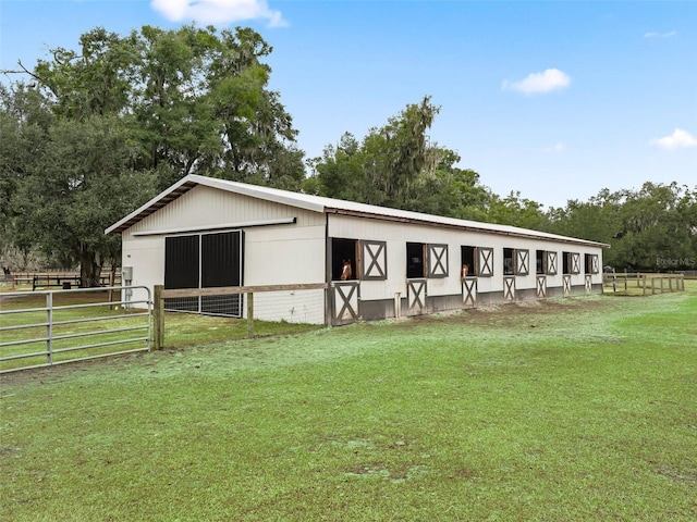 view of stable