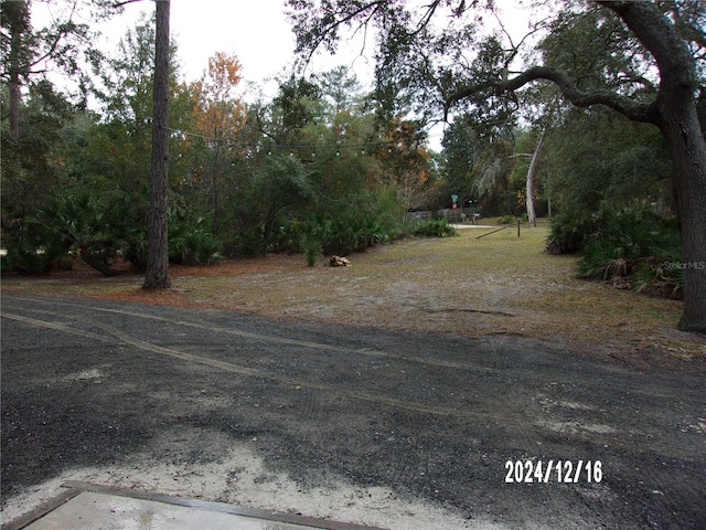 view of road