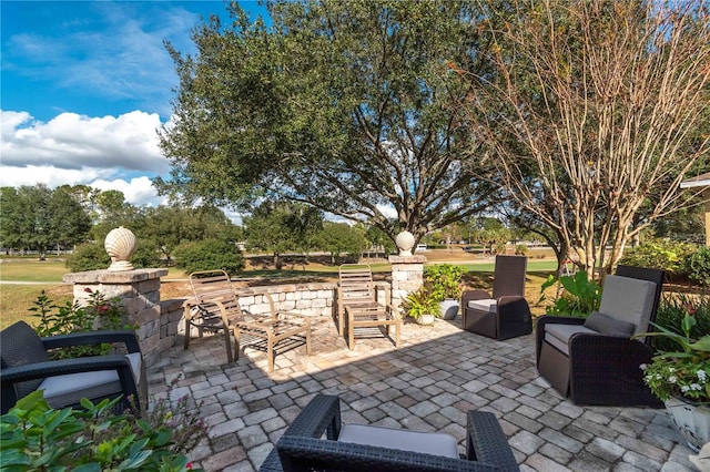 view of patio