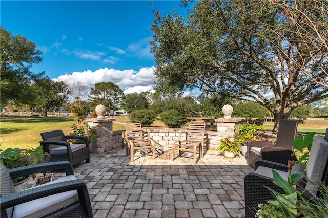 view of patio